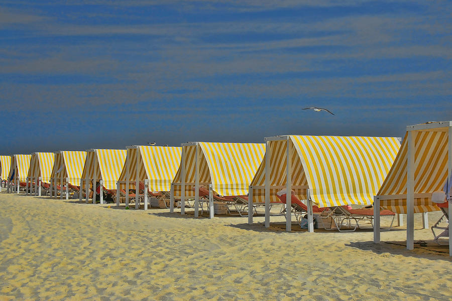 Cape May Cabanas 6 Photograph by Allen Beatty