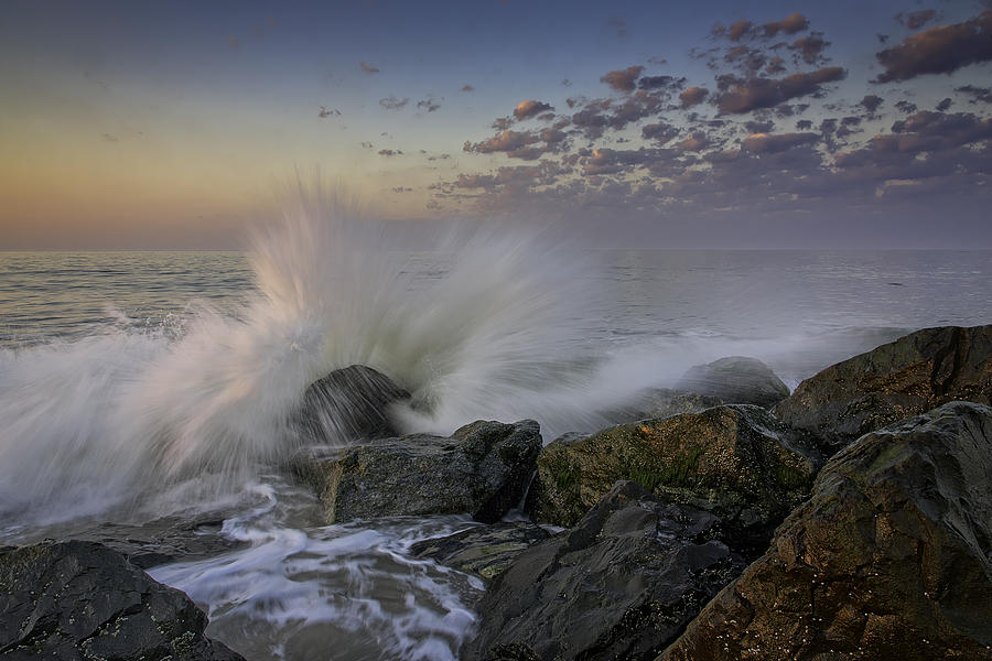 Nature Photograph - Cape May High Tide by Rick Berk