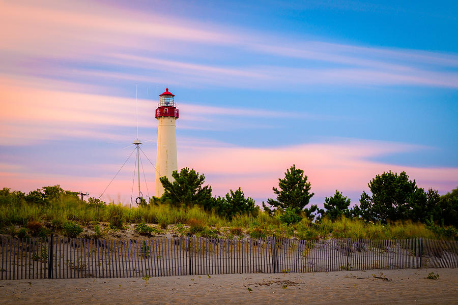 Cape May Lighthouse as the Evening Passes By Photograph by Mark Rogers