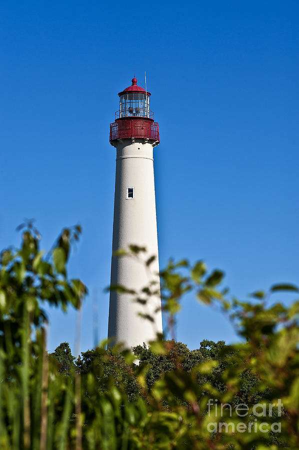 Lighthouse Photograph - Cape May lighthouse by John Greim