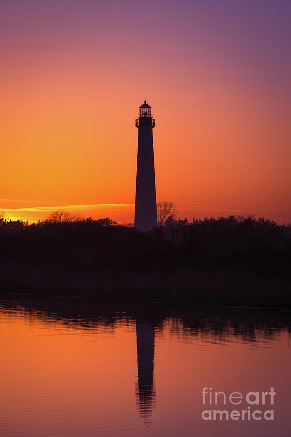 Cape May Lighthouse Reflections Photograph by Michael Ver Sprill