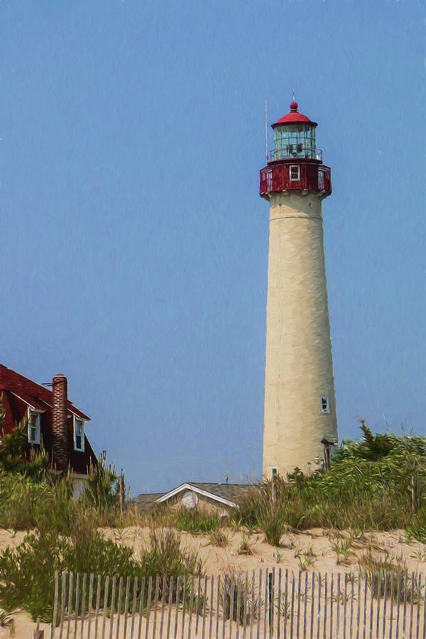 Cape May Lighthouse Vertical Photograph by Teresa Wilson