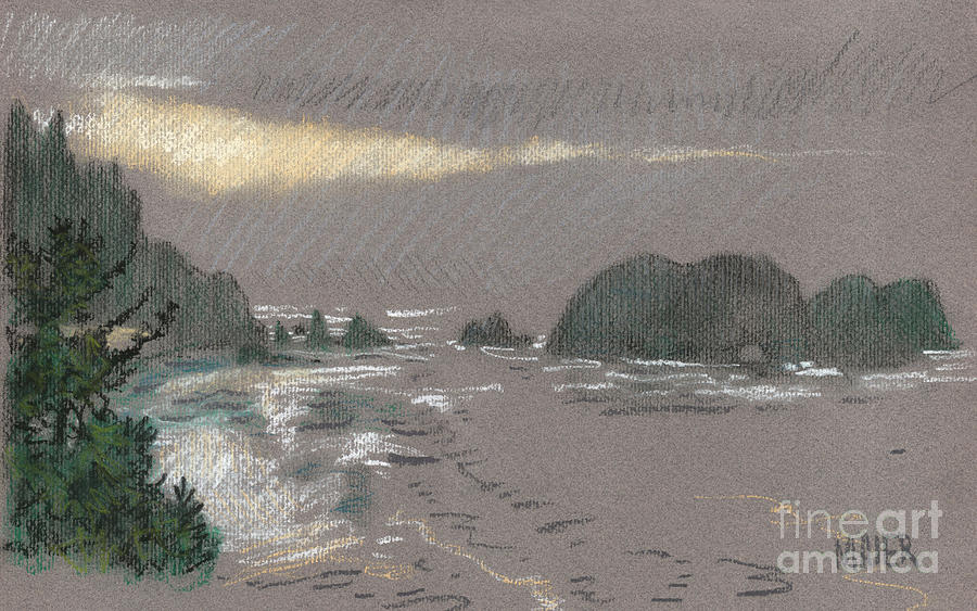 Cape Meare Painting by Donald Maier
