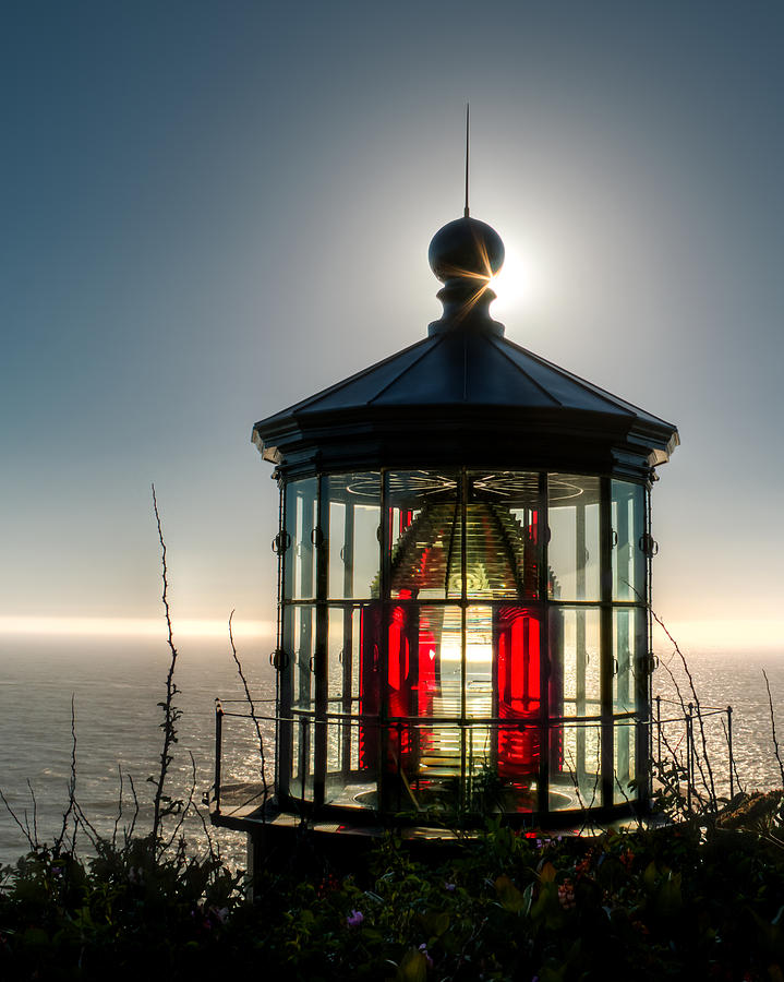 Cape Meares Light - vertical 00039 Photograph by Kristina Rinell