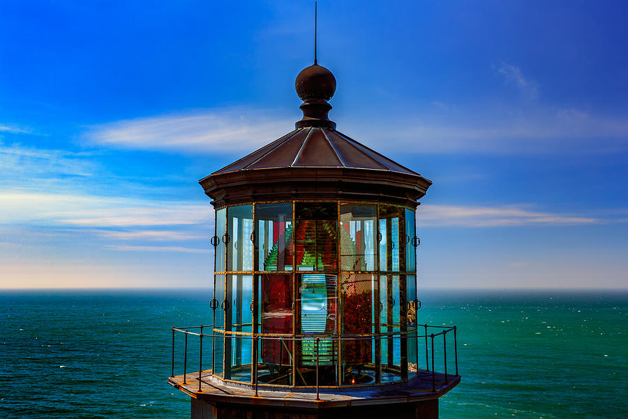 Transportation Photograph - Cape Meares Lighthouse by Rick Berk