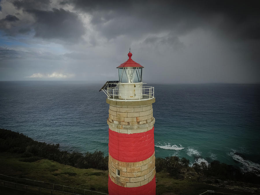 Lighthouse Photograph - Cape Moreton light by Keiran Lusk