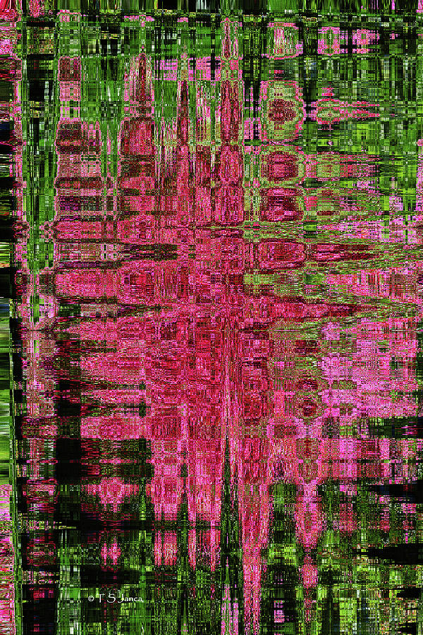 Crepe Myrtle Abstract #1 Digital Art by Tom Janca