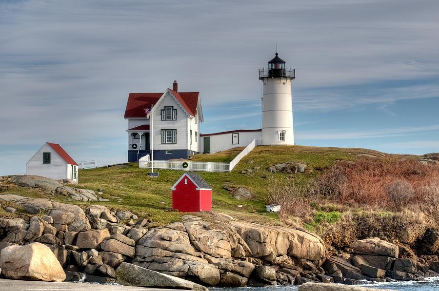 Cape Neddick Lighthouse Photograph by Monica Scanlan - Fine Art America