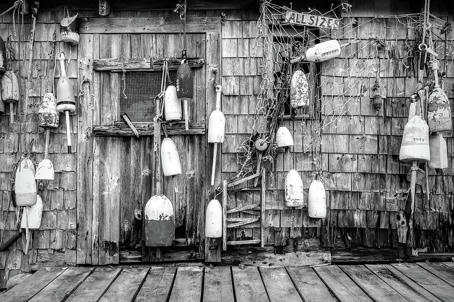 Cape Neddick Lobster Pound Window and Door Photograph by Dawna Moore Photography