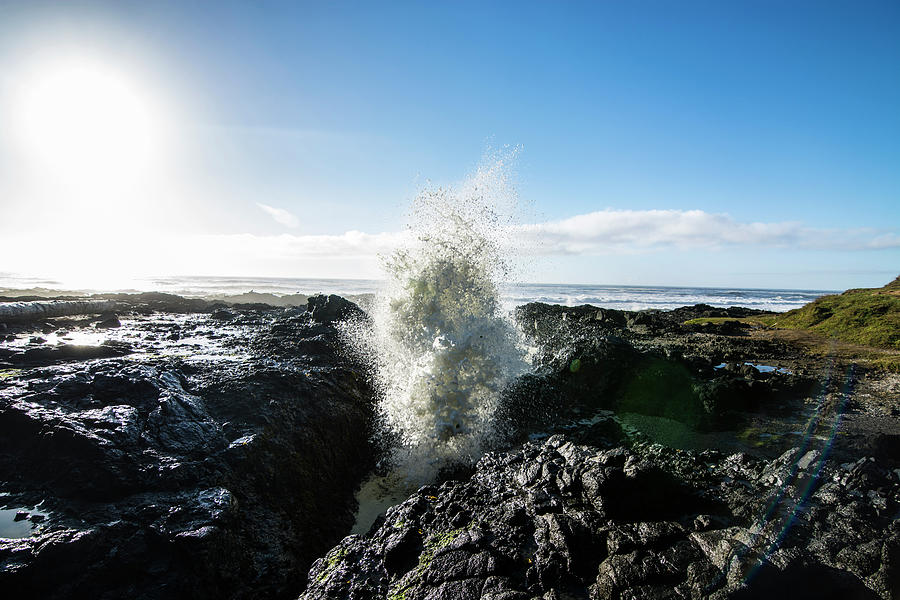 Cape Perpetua Crashing Wave Photograph by Pelo Blanco Photo