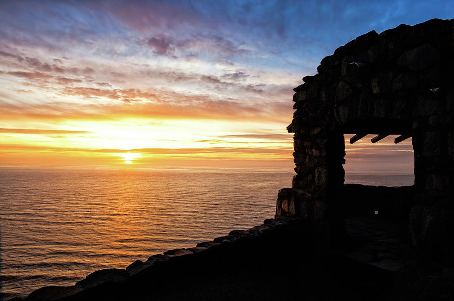 Cape Perpetua Sunset Photograph by Lara Ellis