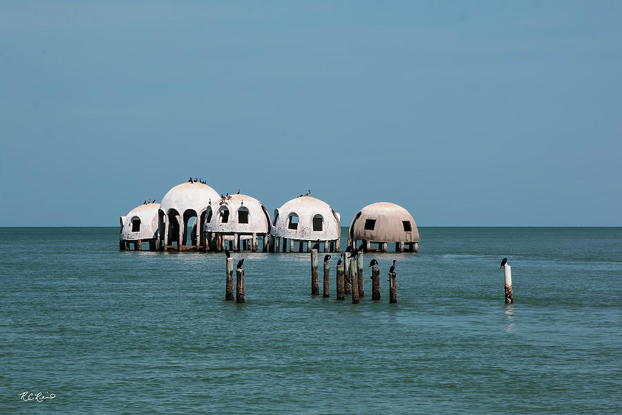 Cape Romano - Domed Homes - Overcome by Events Photograph by Ronald Reid