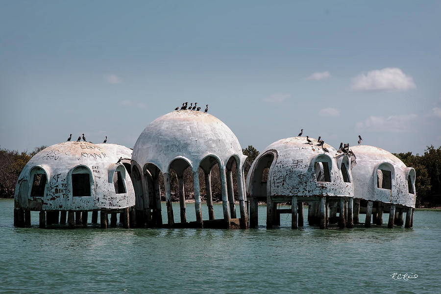 Cape Romano - Domed Homes - Up Close Photograph by Ronald Reid