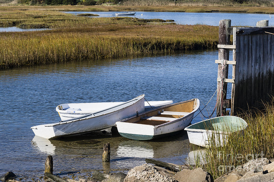 Boat Photograph - Cape Rowboats by John Greim