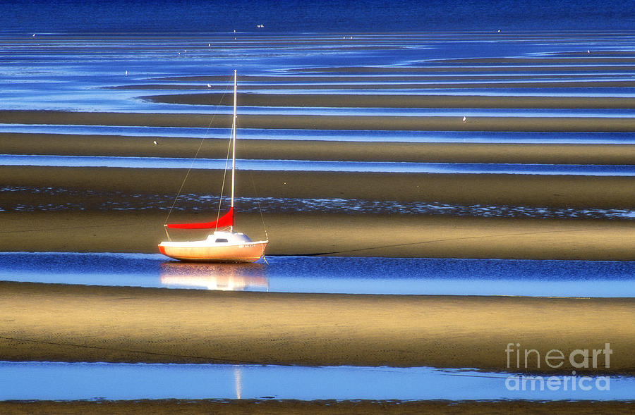 Boat Photograph - Cape Tidal Flats by John Greim