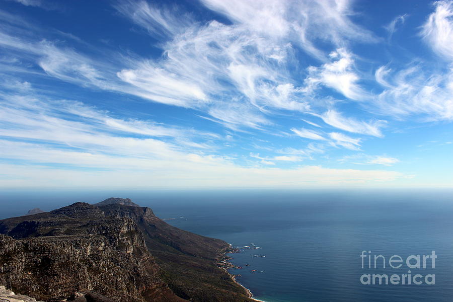 Cape Town swirls Photograph by Hanni Stoklosa