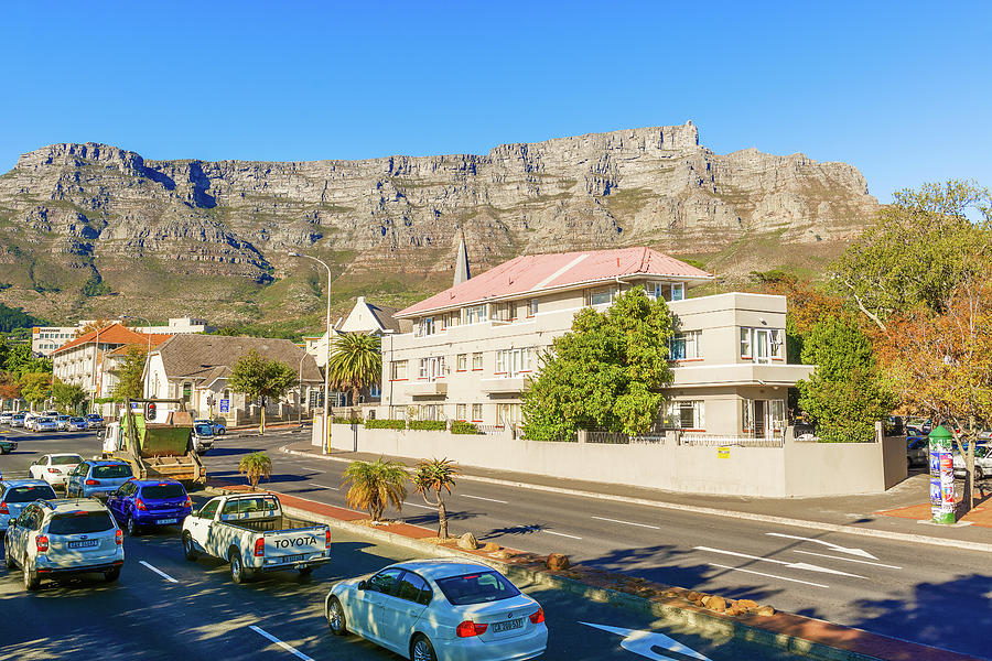Cape Town with Table Mountain Photograph by Marek Poplawski