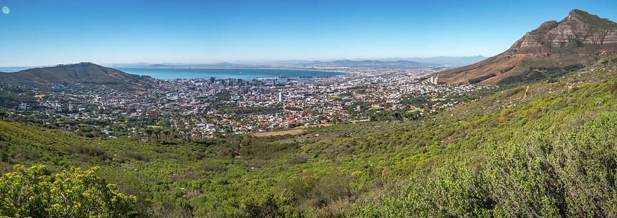 Mountain Photograph - Capetown Panorama by Mike Walker