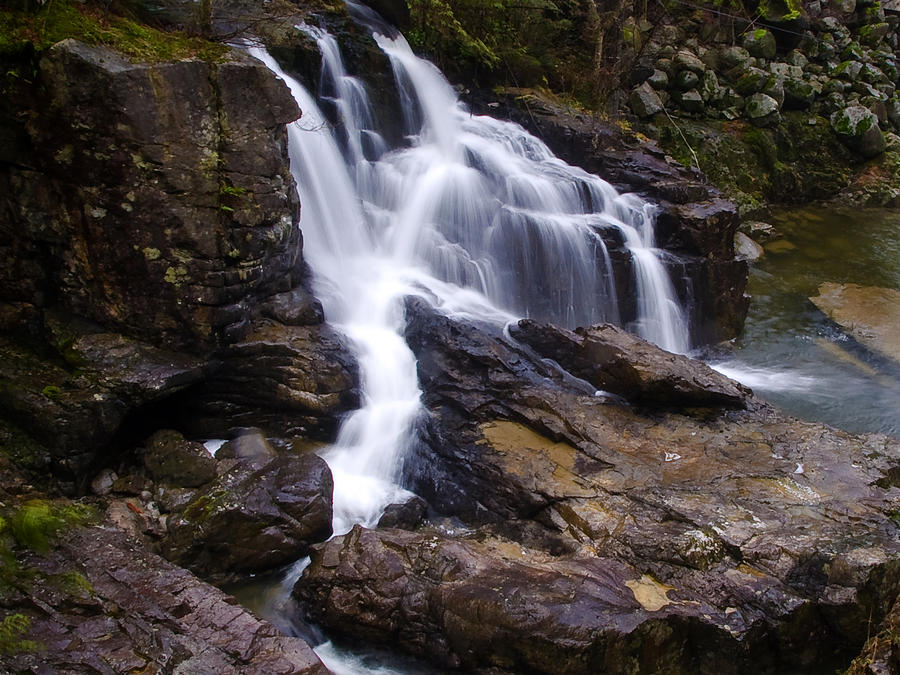 Waterfall Photograph - Capilano Waterfall by Marion McCristall