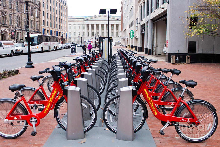 Capital Bikeshare Photograph by Thomas Marchessault