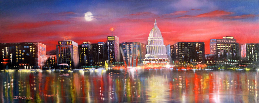 Capital Impressions Painting by Anthony DiNicola