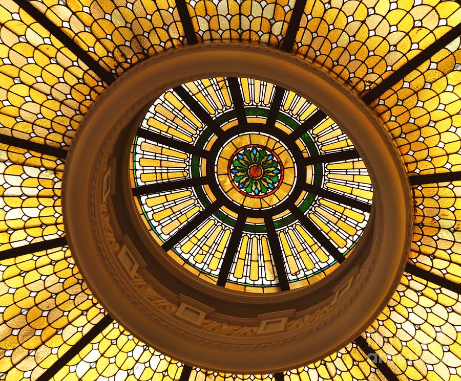 Alexander Brown Restaurant Dome, Close Up Photograph by Poets Eye