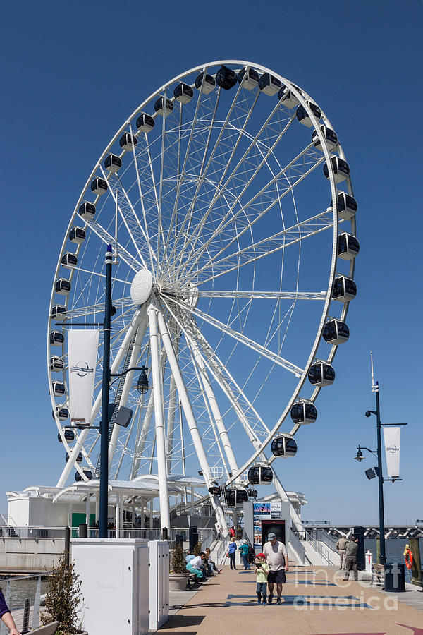 Ferris Wheel Photograph - Capital Wheel by Thomas Marchessault