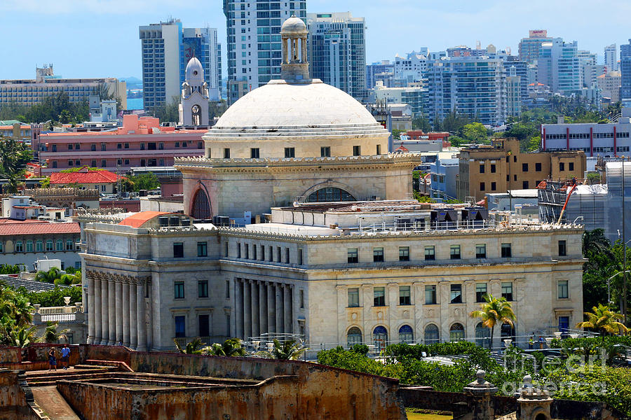 Capitol Building in Old San Juan Photograph by Steven Spak