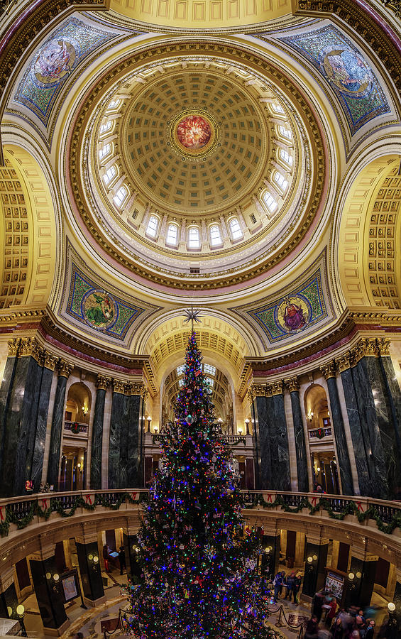 Capitol Christmas #1 Photograph by Peter Herman