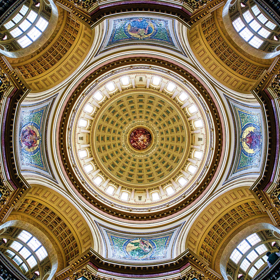 Capitol - Dome 2- Madison - Wisconsin Photograph by Steven Ralser