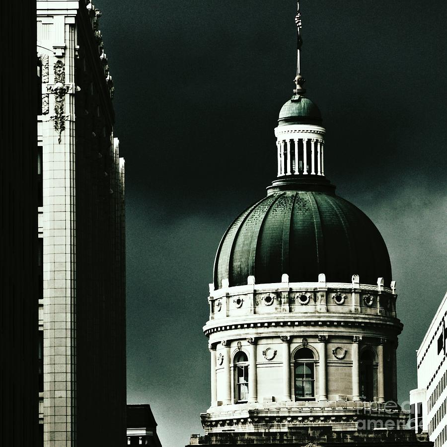 Capitol Dome - Indiana Photograph by Jenny Revitz Soper