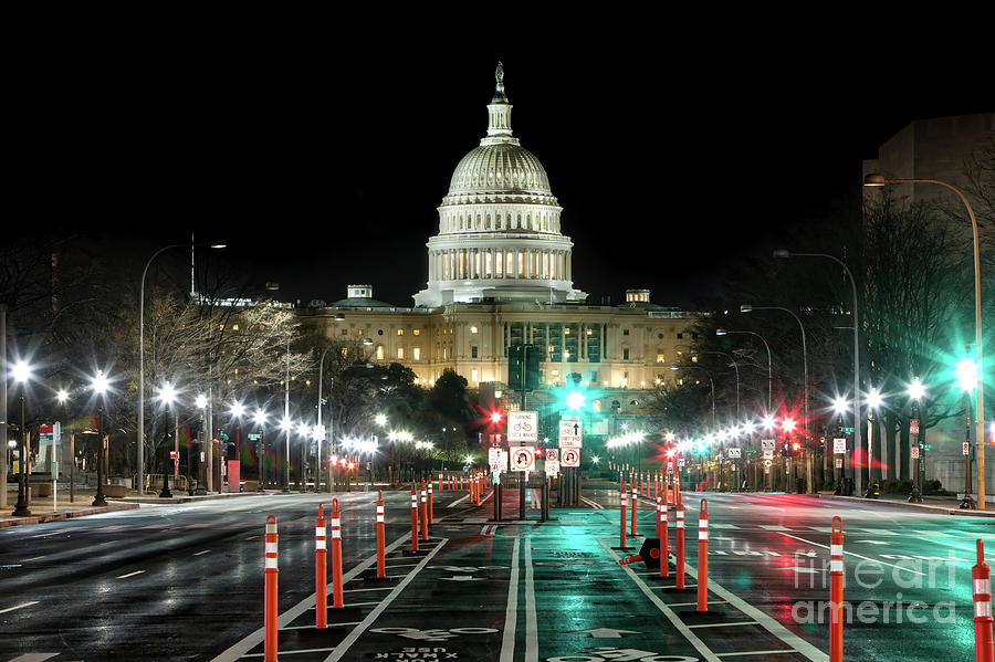 Capitol from Pennsylvania Avenue Photograph by Jerry Fornarotto