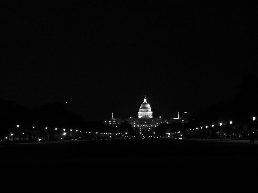 Capitol Building Photograph - Capitol Lights by Rachel Morrison