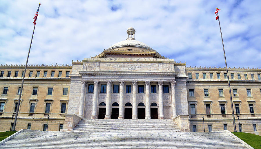 Capitol Photograph - Capitol of Puerto Rico by Mitch Cat