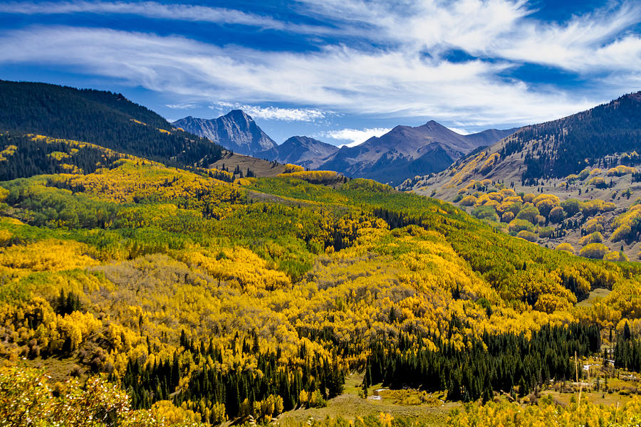 Capitol Peak in Fall Color Photograph by Teri Virbickis