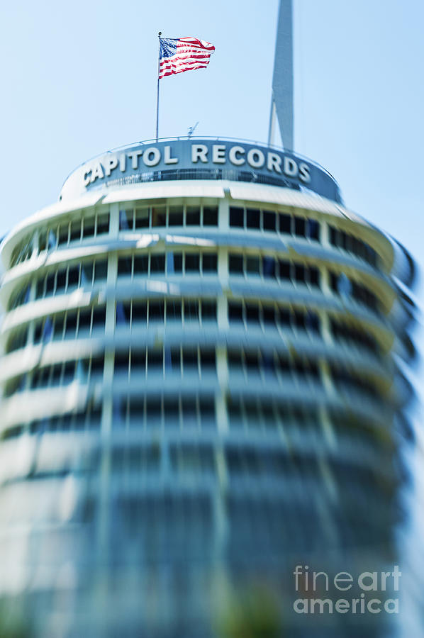 Capitol Records building 14 Photograph by Micah May