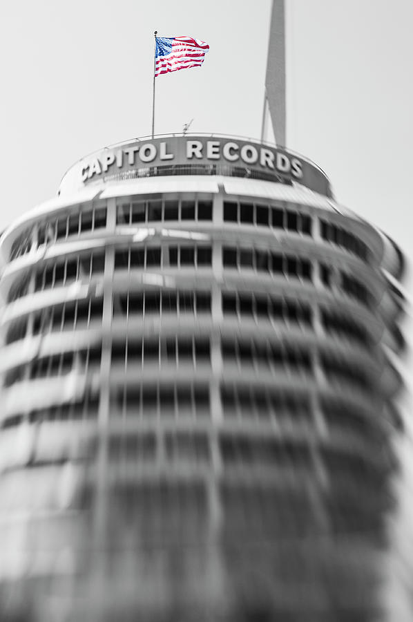 Hollywood Photograph - Capitol Records building 18 by Micah May