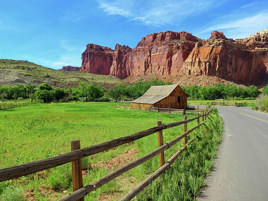 Capitol Reef Barn Photograph by Connor Beekman
