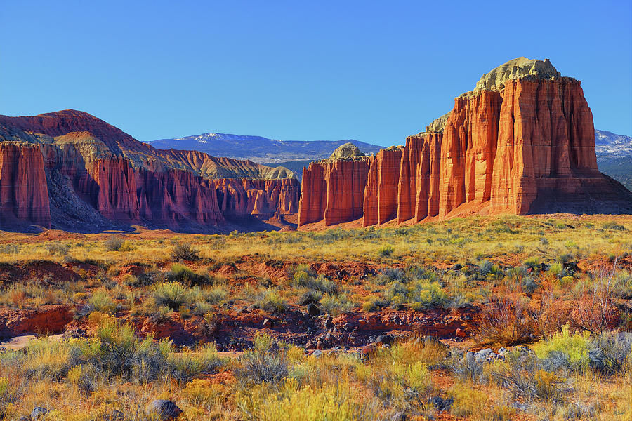 Capitol Reef Cathedral Valley Photograph by Greg Norrell