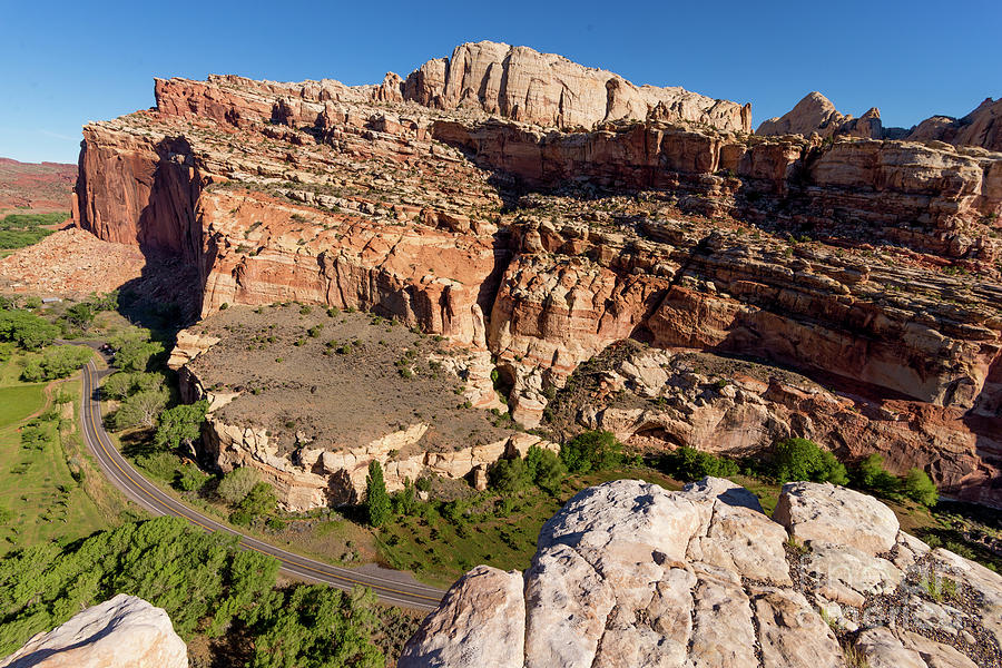 Capitol Reef Rim Overlook - Utah Landscape Photograph by Gary Whitton