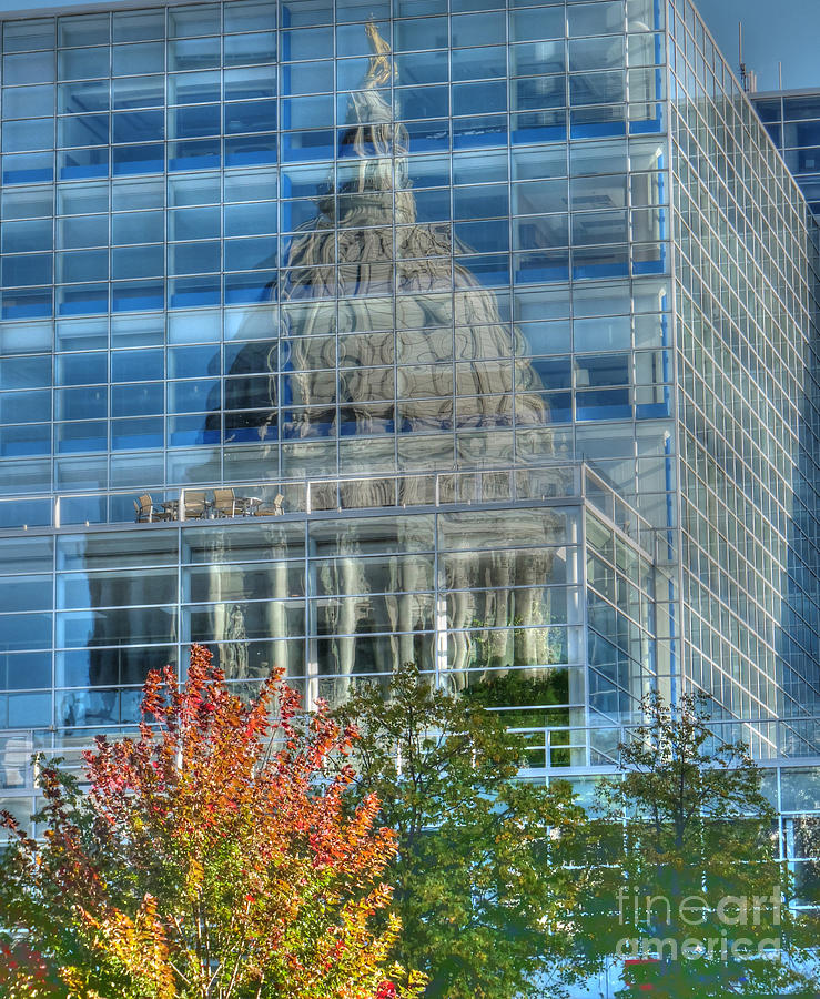 Capitol Reflection Photograph by David Bearden