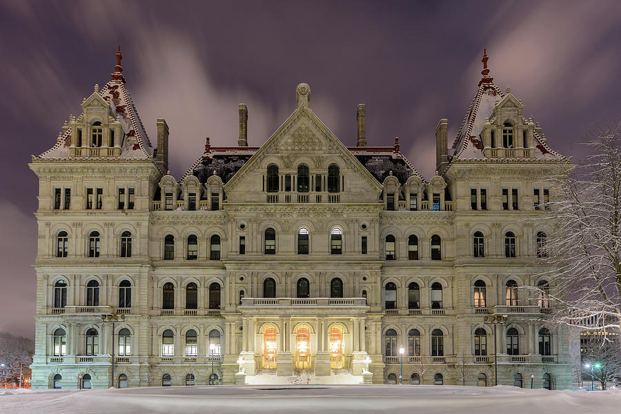 Capitol Snow Photograph By Brad Wenskoski Pixels