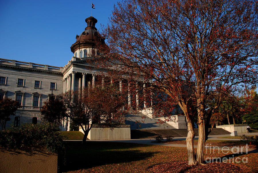 Capitol State Building In Columbia South Carolina Photograph