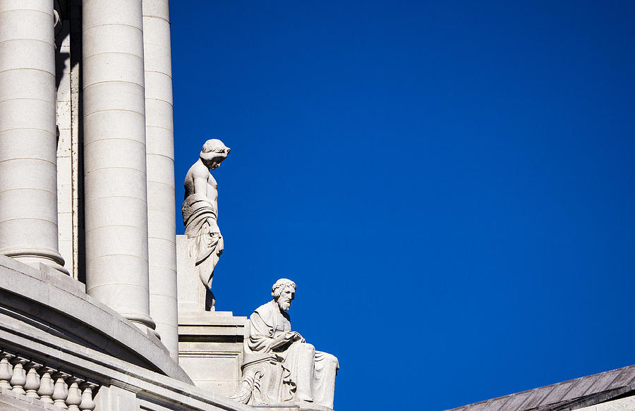 Capitol Statues - Madison Wisconsin-2 Photograph by Steven Ralser