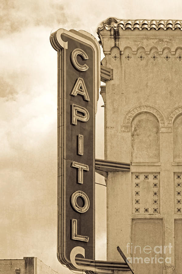 Capitol Theater Sign Photograph by Imagery by Charly