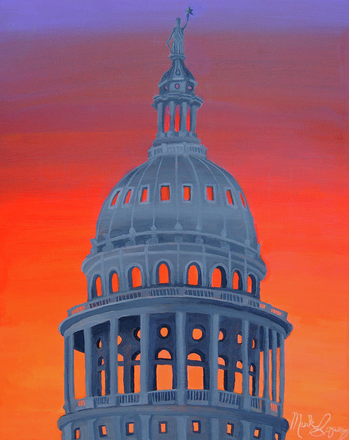 Capitol Warmth Painting by Mark Lopez