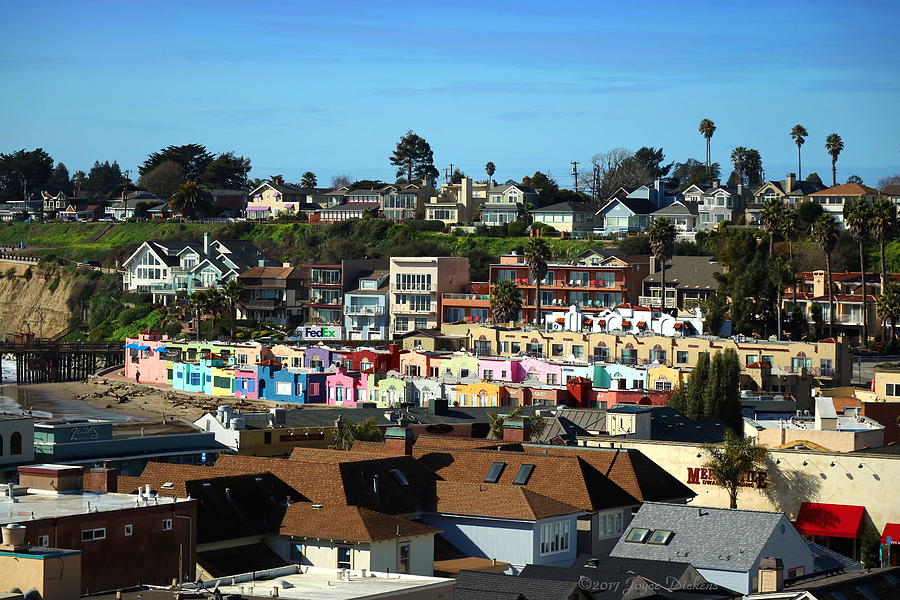 Capitola Beach  Rentals Two Photograph by Joyce Dickens