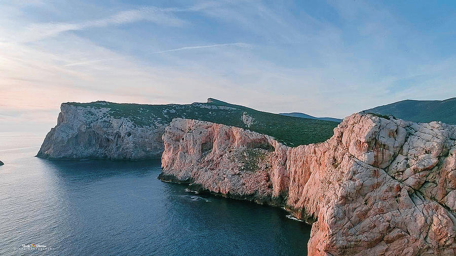 Nature Photograph - Capo Caccias Cliffs by Nicola Maria Mietta