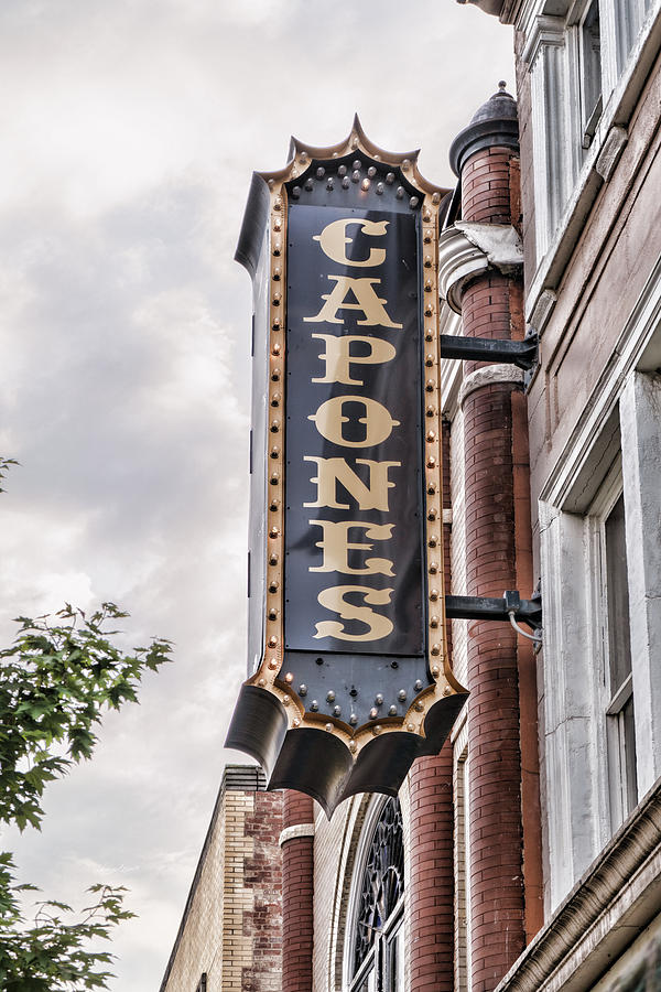 Capones Sign Photograph by Sharon Popek