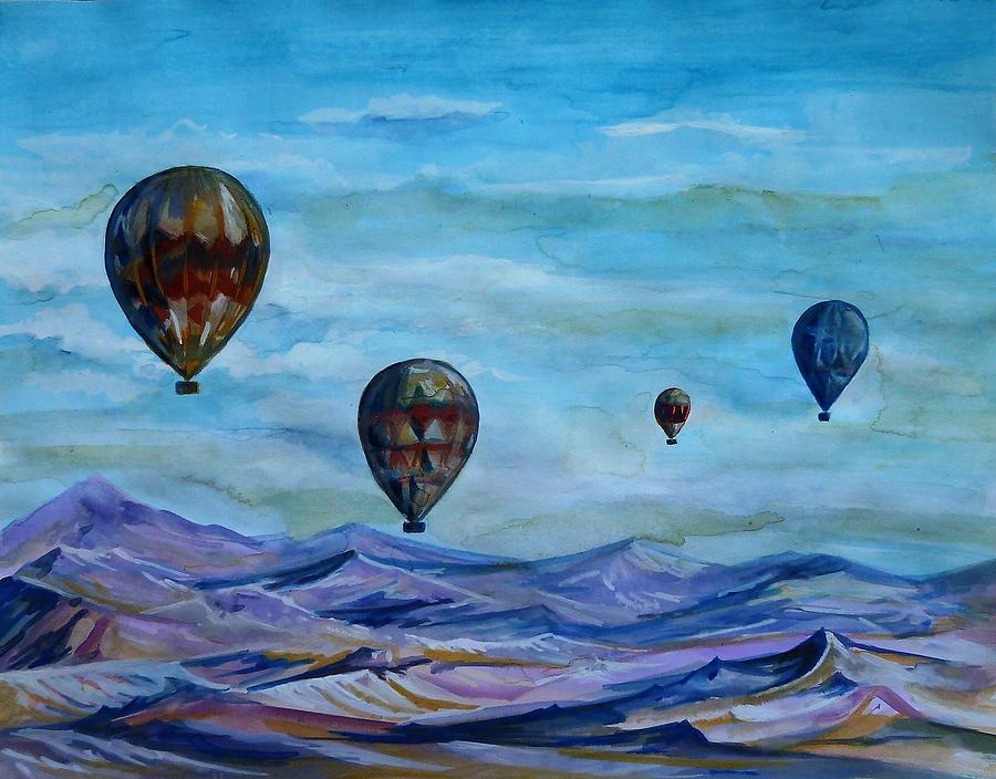Cappadocia Gravity Painting by Anna Duyunova